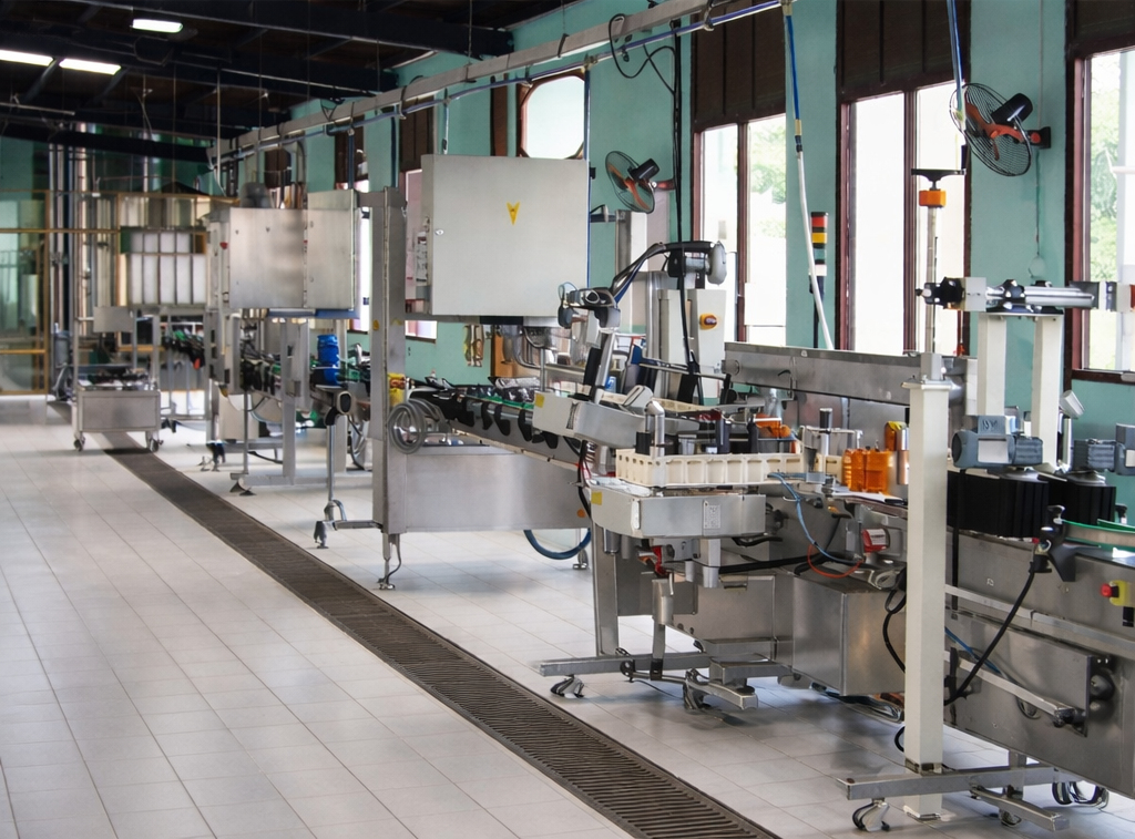 LMVN bottling line